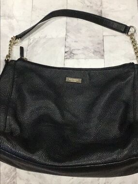 sparkle Kate spade - black pebble leather